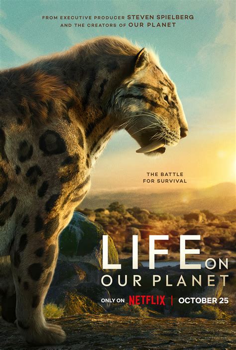 Life On Our Planet is a nature documentary streaming television series that premiered on Netflix in October 25th, 2023. It is produced by Amblin Television and Silverback Films, with Steven Spielberg as executive producer, visual effects by Industrial Life & Magic, and narration by Morgan Freeman. The series focuses on the evolutionary history of complex …